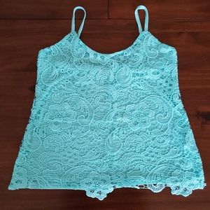 Vanity Floral Lace Tank